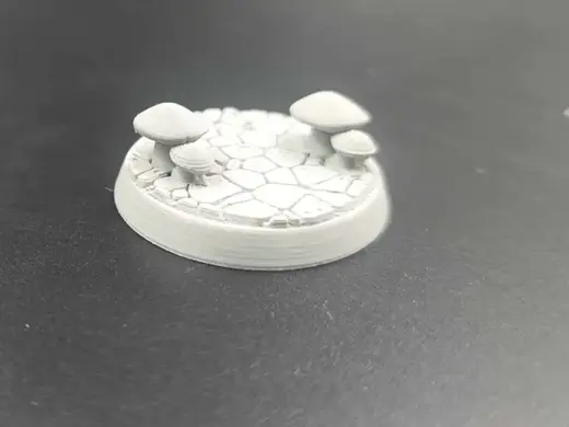 DnD Miniature Model Bases 32mm RPG - Mushrooms