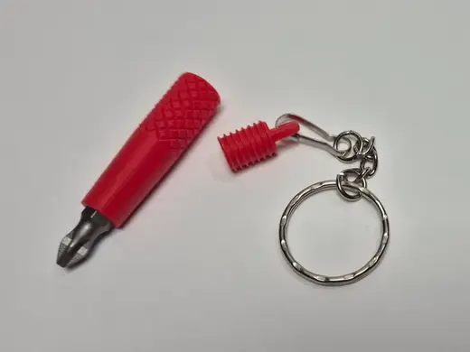Mini Bit Holder – Keychain Screwdriver