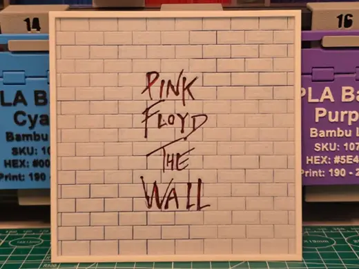 Pink Floyd "The Wall" Album - Hueforge Art