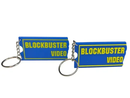 Blockbuster Video Keychain