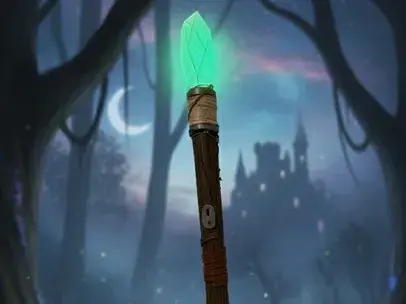 Wizard Crystal Scepter / Staff