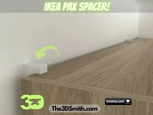 Wardrobe Spacer Ikea Pax (w floor skirting boards)
