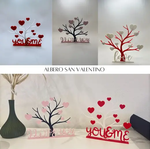albero con cuori San valentino no ams