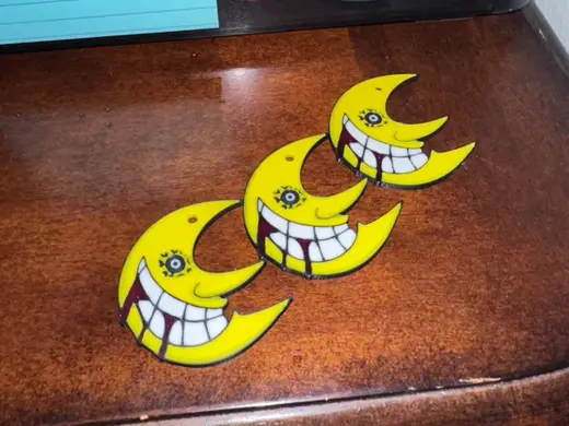 Soul Eater Moon Keychain