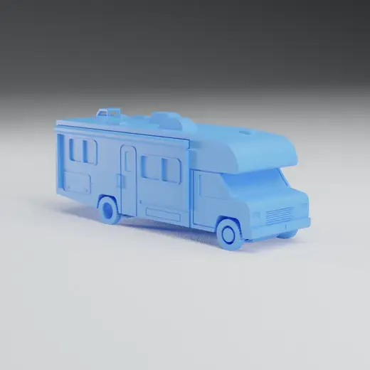 Print-In-Place Motorhome RV