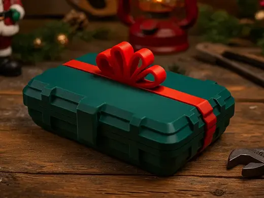 Christmas Present Rugged Box (Gift Card Holder)