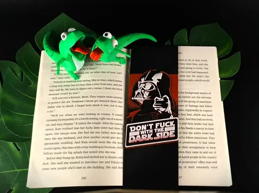 Dark Side Darth Vader Bookmark Hueforge