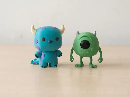Mike Wazowski and Sullivan by Monsters & Co