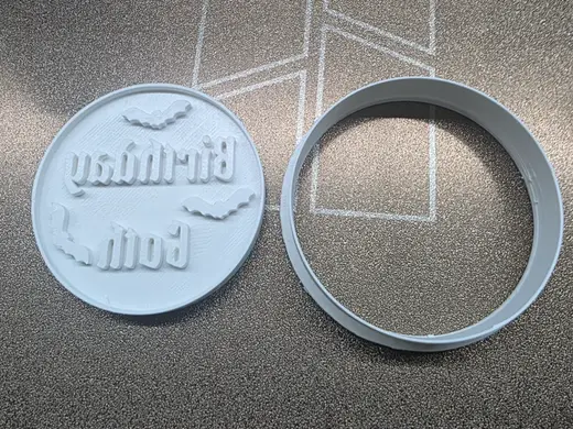 Goth Birthday Cookie Cutter