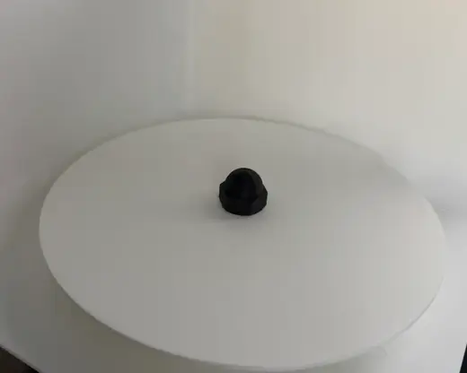 PhotoBox with turntable - Fillet corners