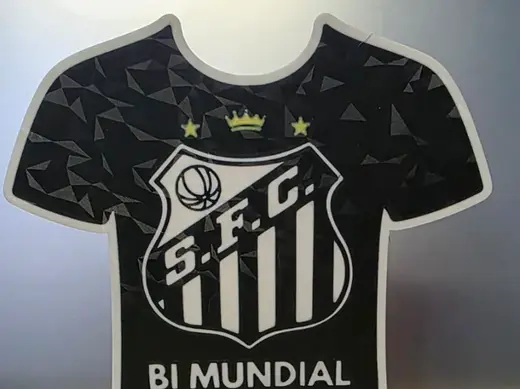 Camisa Santos FC Decorativa para Impressão 3D
