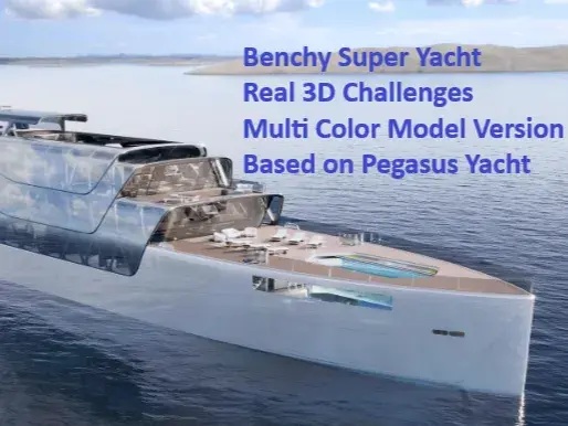 3D Benchy Super Yacht