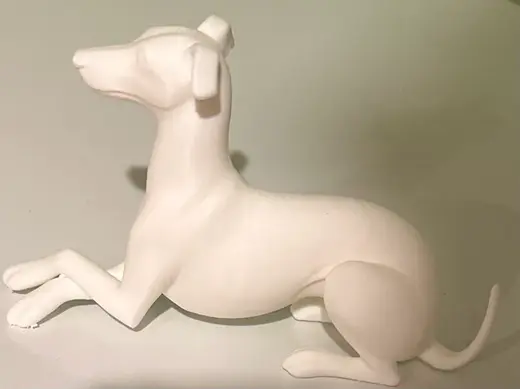 Whippet with Crossed Legs