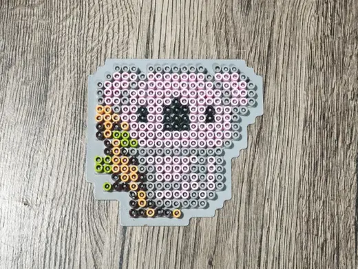Koala Hama Pearls beads plate