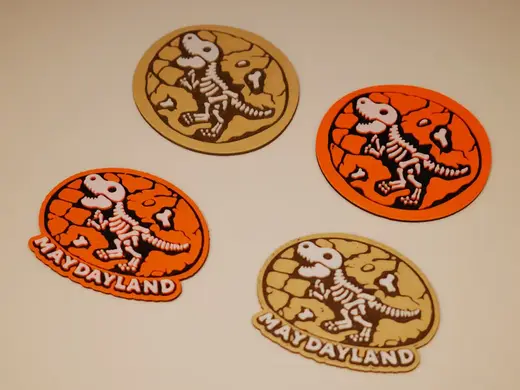 【无需AMS】五月天 自然博物馆同款 恐龙徽章 谷子 maydayland 卜卜 互黑物料 物料