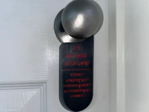 Sign for gamers and YouTubers