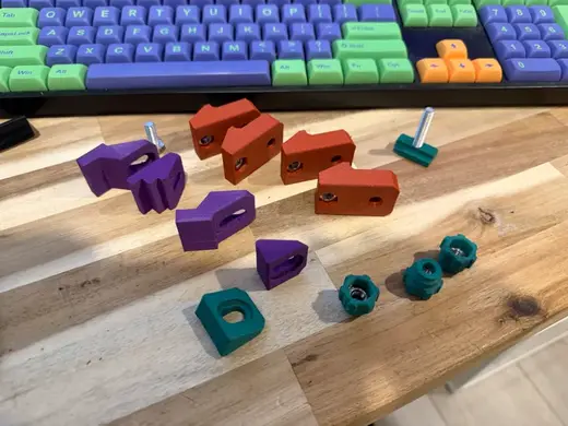 CNC Tiger Claw (Toe) Clamps M6 Hardware