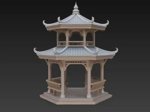凉亭,亭子,双层