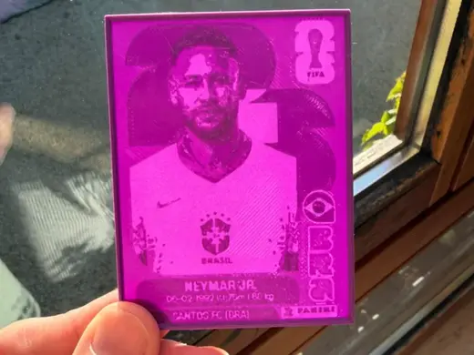 Neymar Jr 3D figurine (Panini Album 2026)