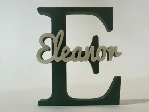 Placa de Identificação 3D - Eleanor