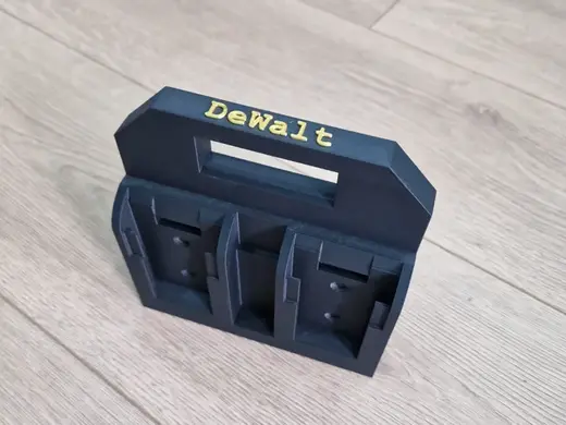 Compatible DeWalt/Caddy battery carrier