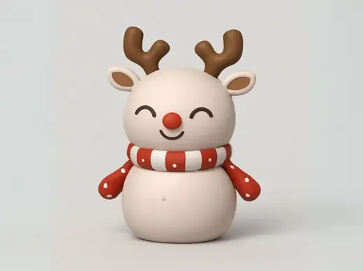 Cute Reindeer Miniature