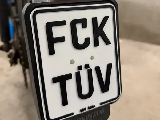 Mofa Kennzeichen FCKTUV