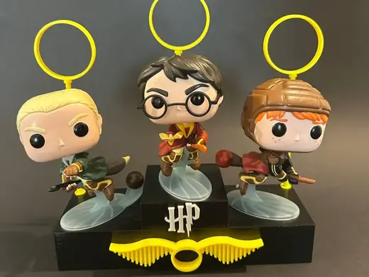 Espositore Harry Potter Funko pop Quidditch Kinder