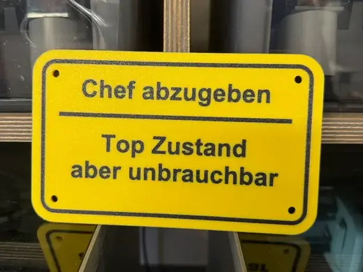 Prank sign