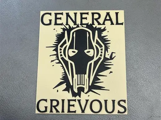 General Grievous display plate