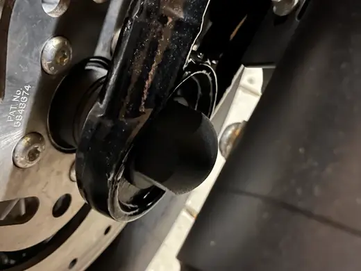 Harley Davidson Softail Cover Rear Axle Nut Right