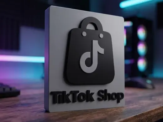 Placa decorativa TikTok Shop