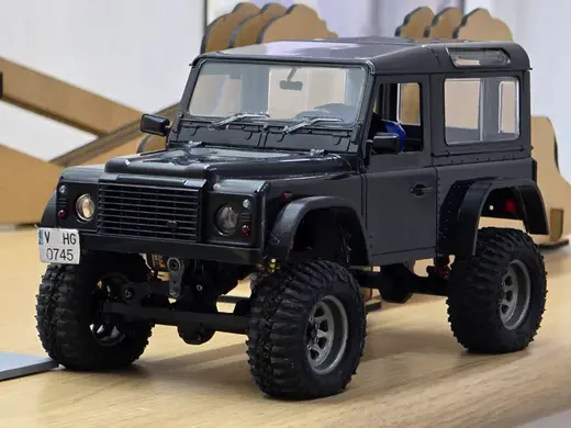 SCX24 Custom chassis for Defender 90 RC4WD Body