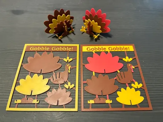 Thanksgiving Turkey Kit Card