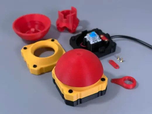 Mushroom Fidget Button | Snap-Fit | MX Switch