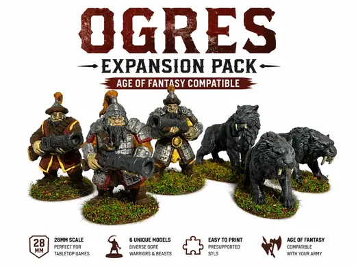 Ogres Starter Pack Expansion-28mm Fantasy Tabletop