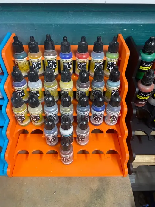 Medium Air brush paint pot holder