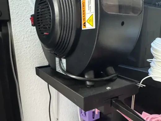 Filament Dryer Shelf w/ Stud Mount Shelf Bracket