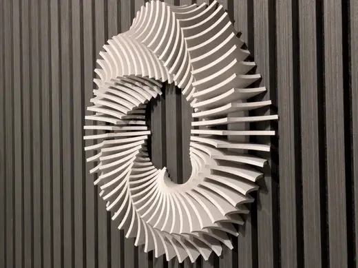 "Liminal Ring" - Parametric Wall Sculpture