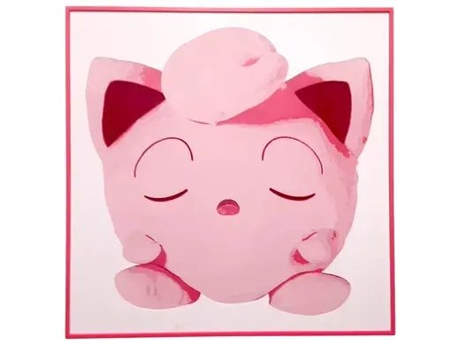 Jigglypuff Sleeping Hueforge Plush Pokemon Pink