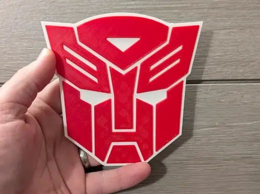 Transformers Autobot logo sign plaque 2-sizes