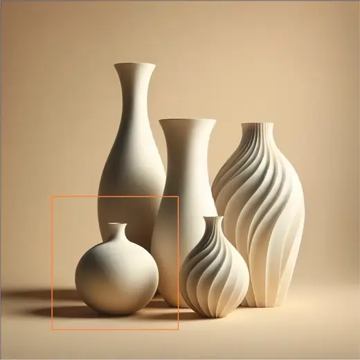 Elegant Vase. Smooth Chonky