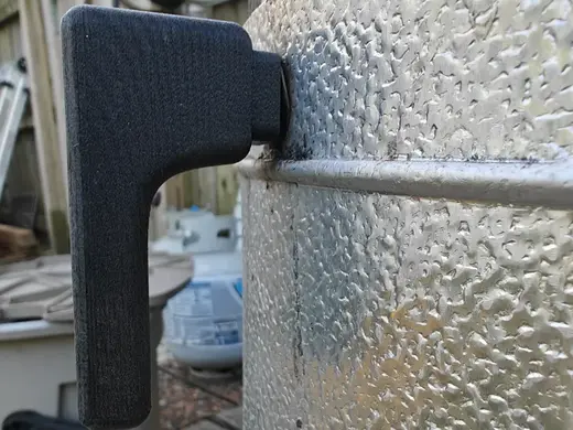 Weber Smokey Mountain Silver door Handle