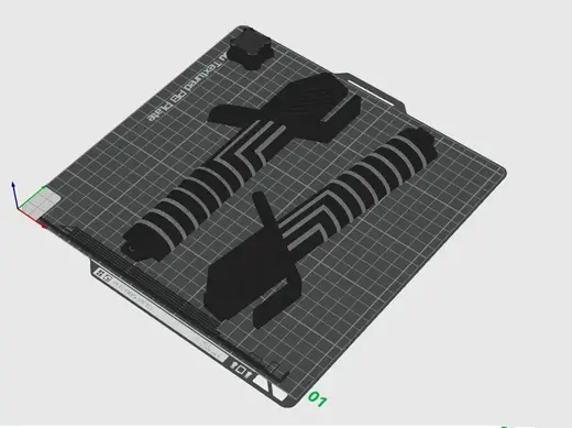 Darksaber with hole to hang from belt