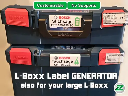 Beschriftung GENERATOR - für alle L-BOXX Modelle
