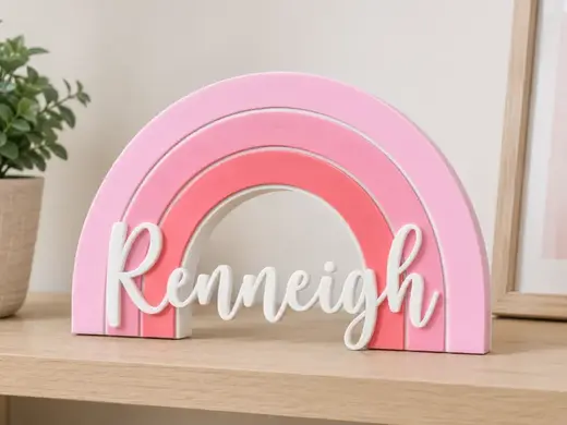 Personalised Freestanding Rainbow Arch