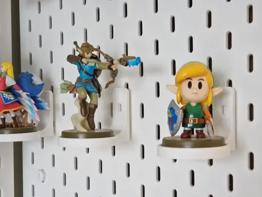 IKEA Skadis Nintendo Amiibo Stand Hanger