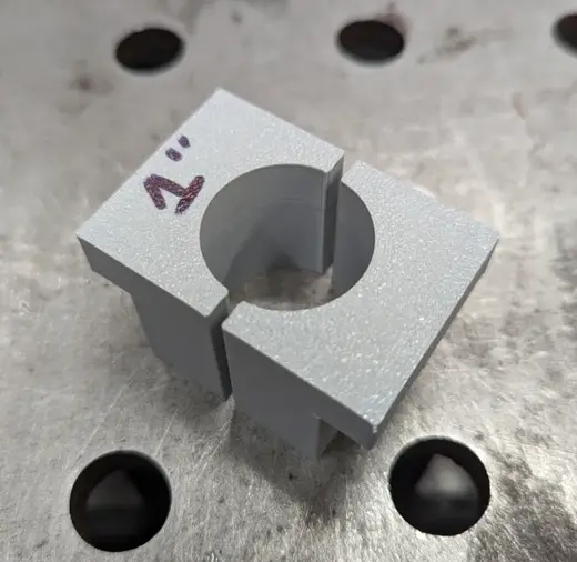 1-inch shaft clamp for suspension fork dampers