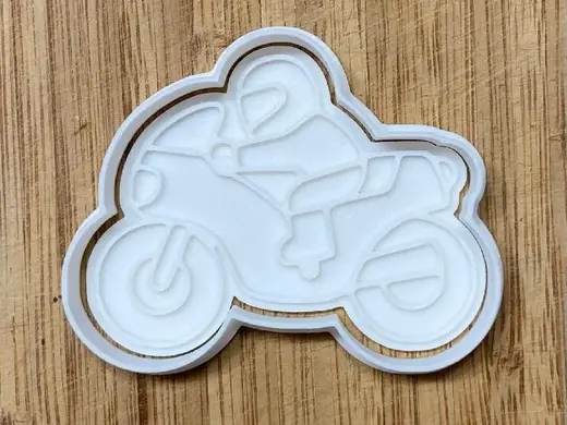 motorbike cookie cutter