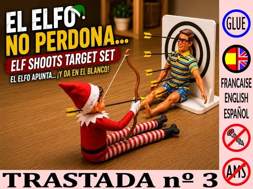 Elf on the Shelf – Broma diaria #3–Tiro al blanco